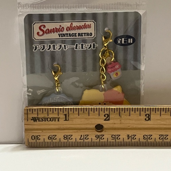 Little Twin Stars Zipper Charms -Vintage Retro Collection-Japan Release - Picture 4 of 5